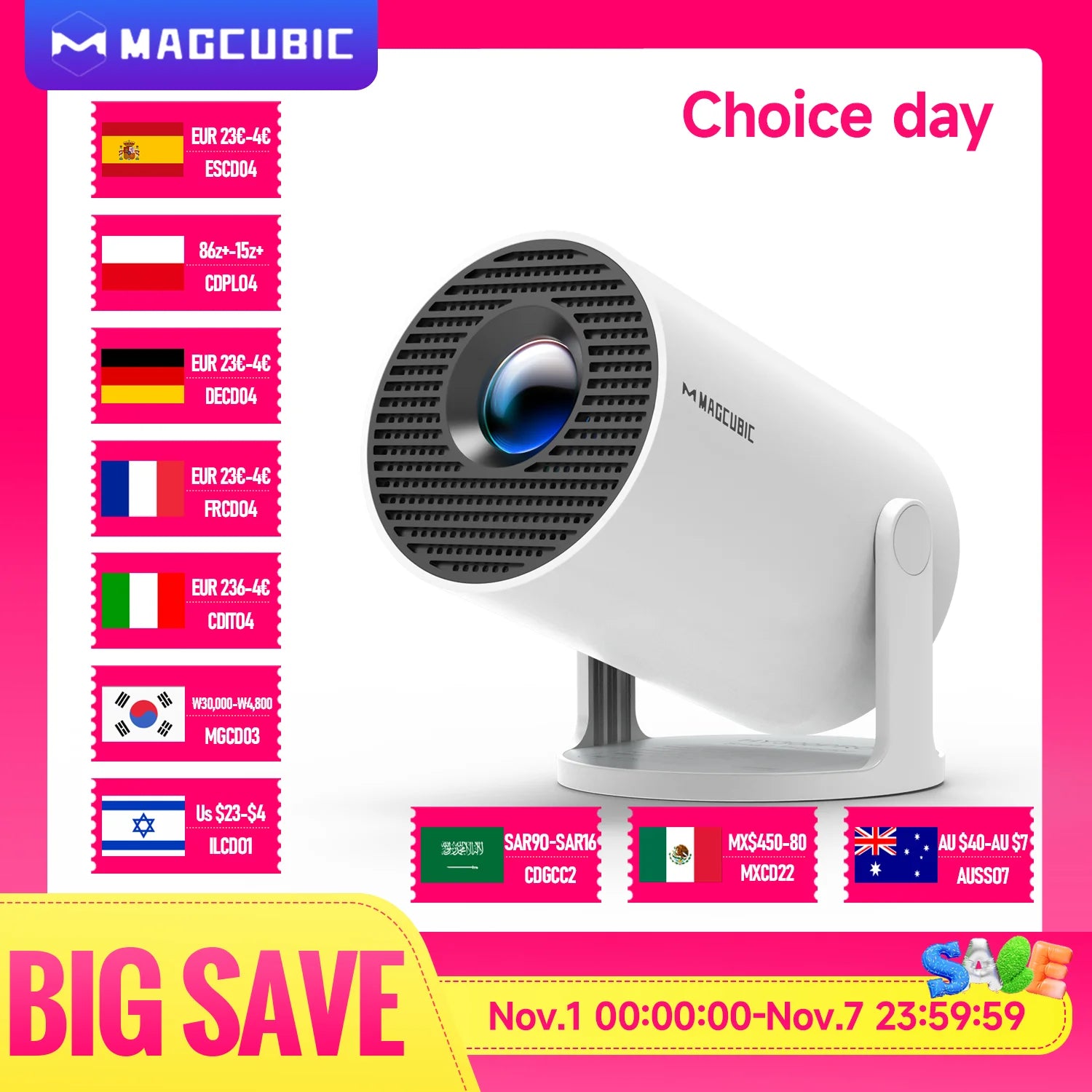 Magcubic HY300 Pro Android 11 Home Cinema Projector