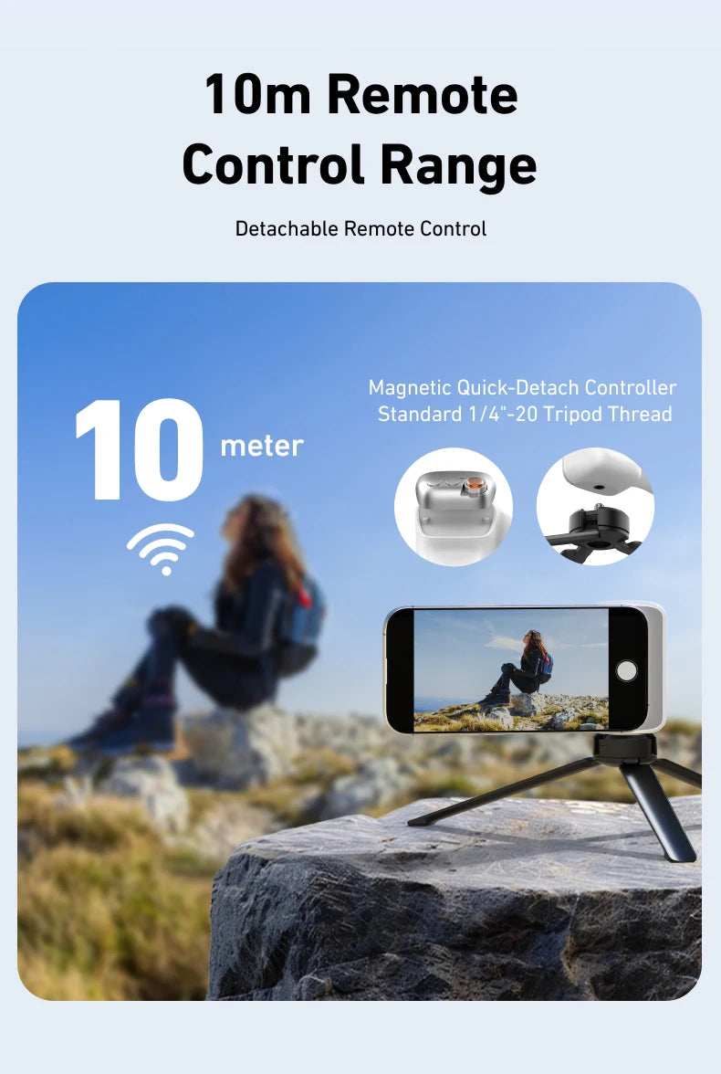 Magnetic Phone Grip - Camera Handle with Remote Control