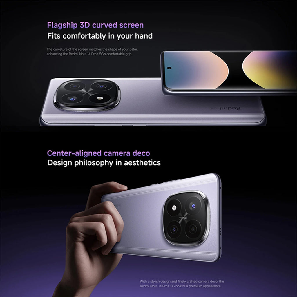 Xiaomi Redmi Note 14 Pro+ 5G - 200MP Camera & 120W Charge