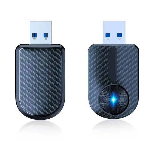 Wireless CarPlay Adapter - 2-in-1 Android Auto Dongle