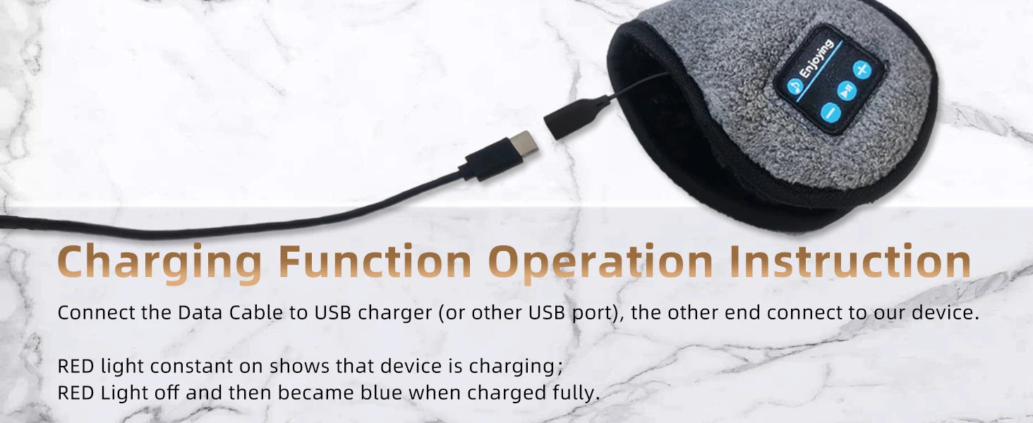 Bluetooth Earmuffs - Wireless Winter Headphones Ear Warmers