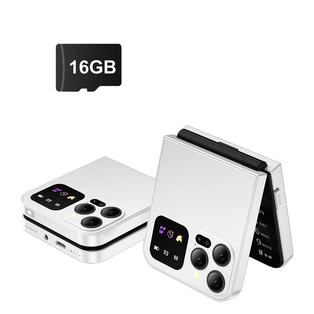 Flip Phone Dual SIM - Compact Basic Mobile with T9 Keypad