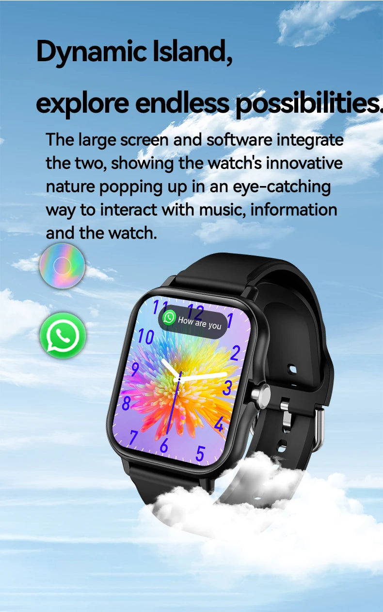 Smart Watch - Bluetooth Call & Heart Rate Monitor