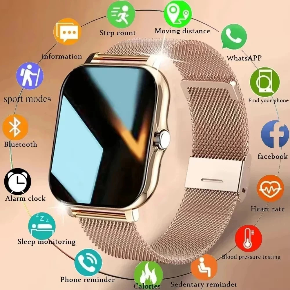 Smart Watch - Bluetooth Call & Heart Rate Monitor