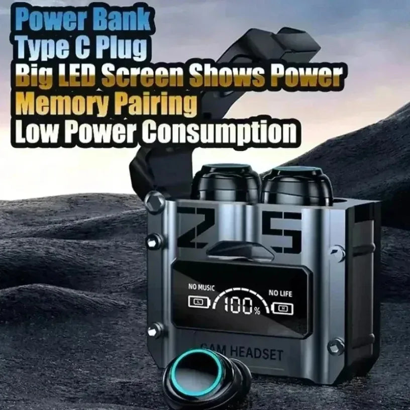 Noise Cancelling Earphones - HiFi Bluetooth for Sports