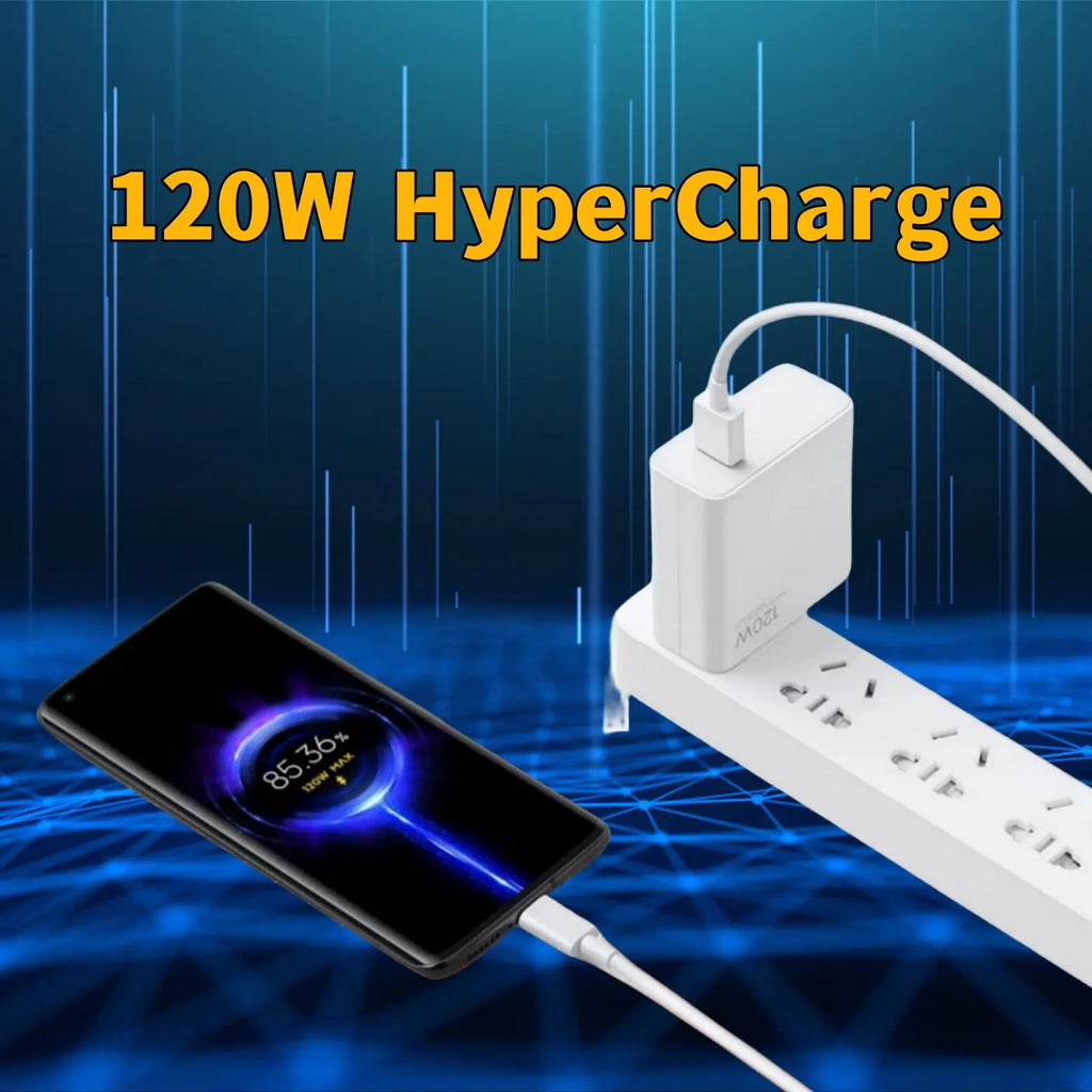 120W Fast Charger - Xiaomi GaN Turbo Charging Adapter