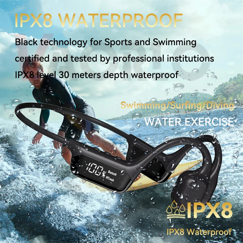 Waterproof Swimming Headphones - IPX8 with MP3 Player