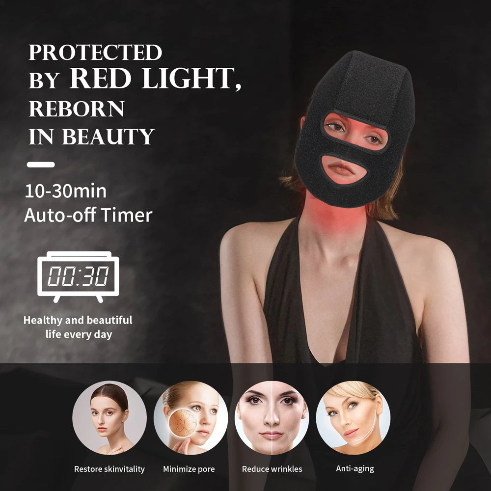 Red Light Therapy Hat & Face Mask - Hair Growth Device