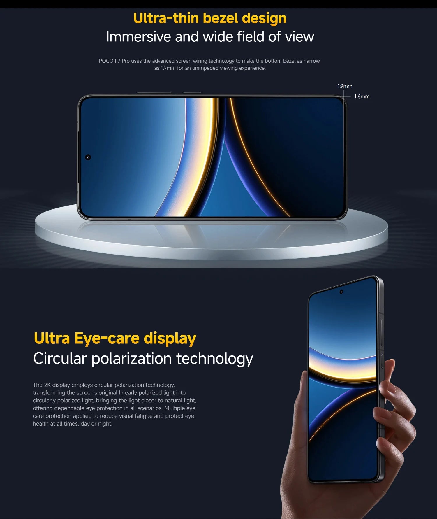 POCO F7 Pro 5G - 120Hz AMOLED Display & 6000mAh Battery