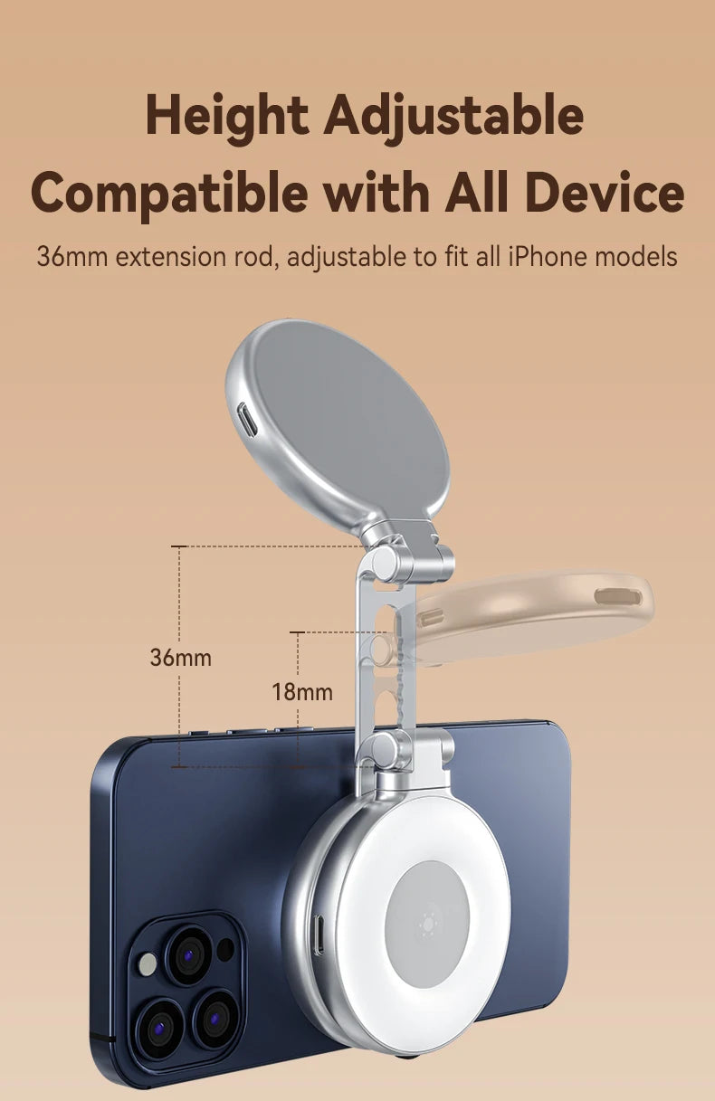 Magnetic Phone Grip - Camera Handle with Remote Control