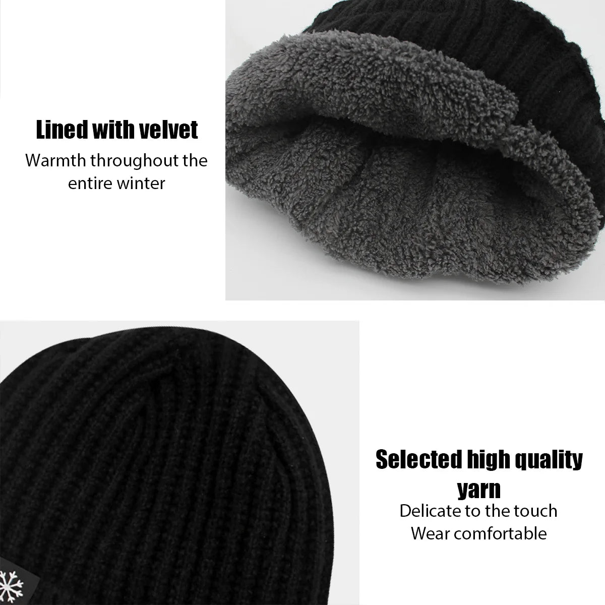Bluetooth Beanie Hat - Wireless Headphones Winter Cap