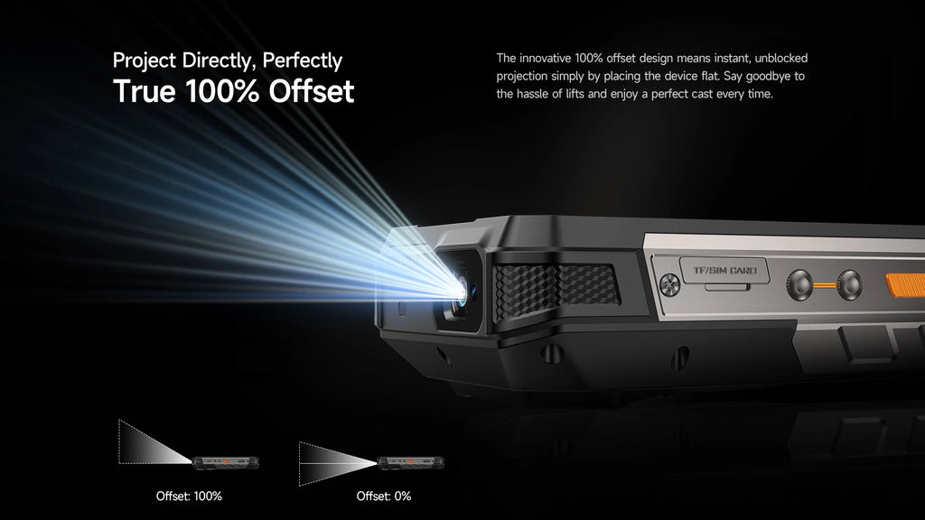 Rugged Phone 5G - 25500mAh Battery & Built-in Projector