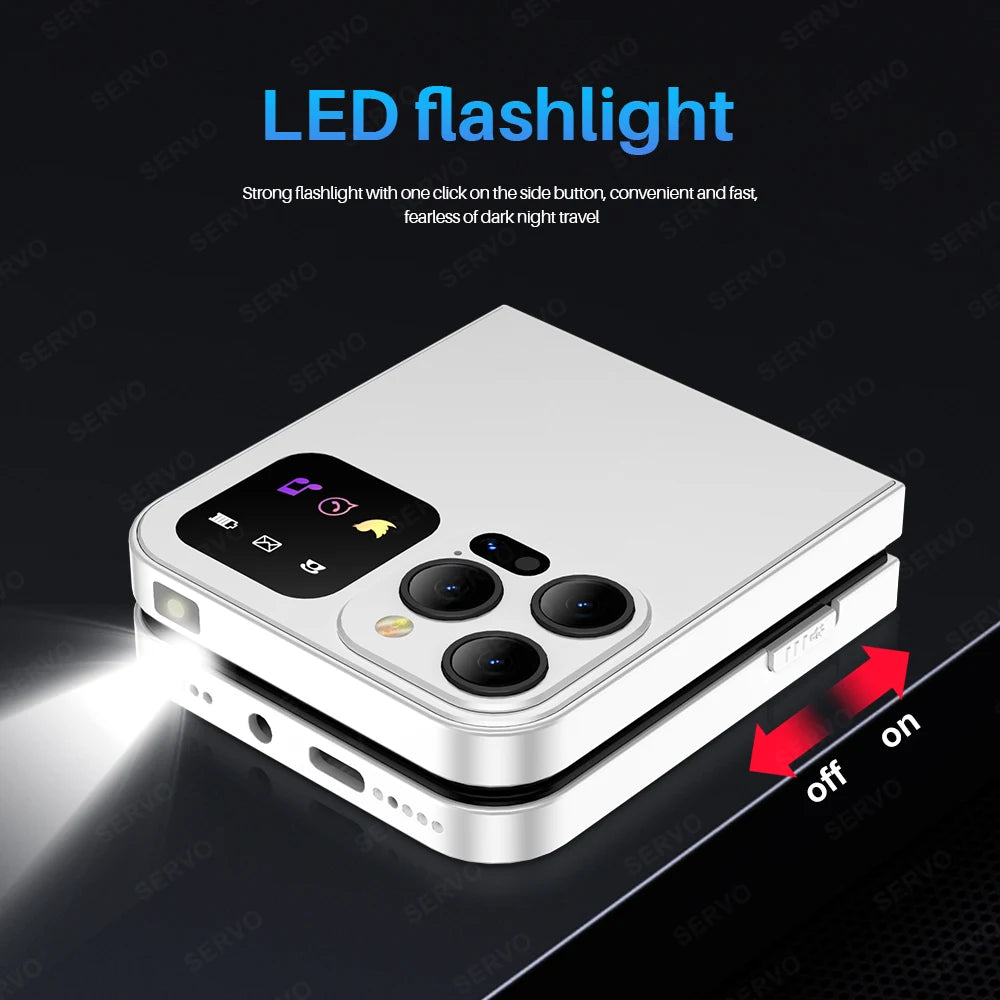 Flip Phone Dual SIM - Compact Basic Mobile with T9 Keypad