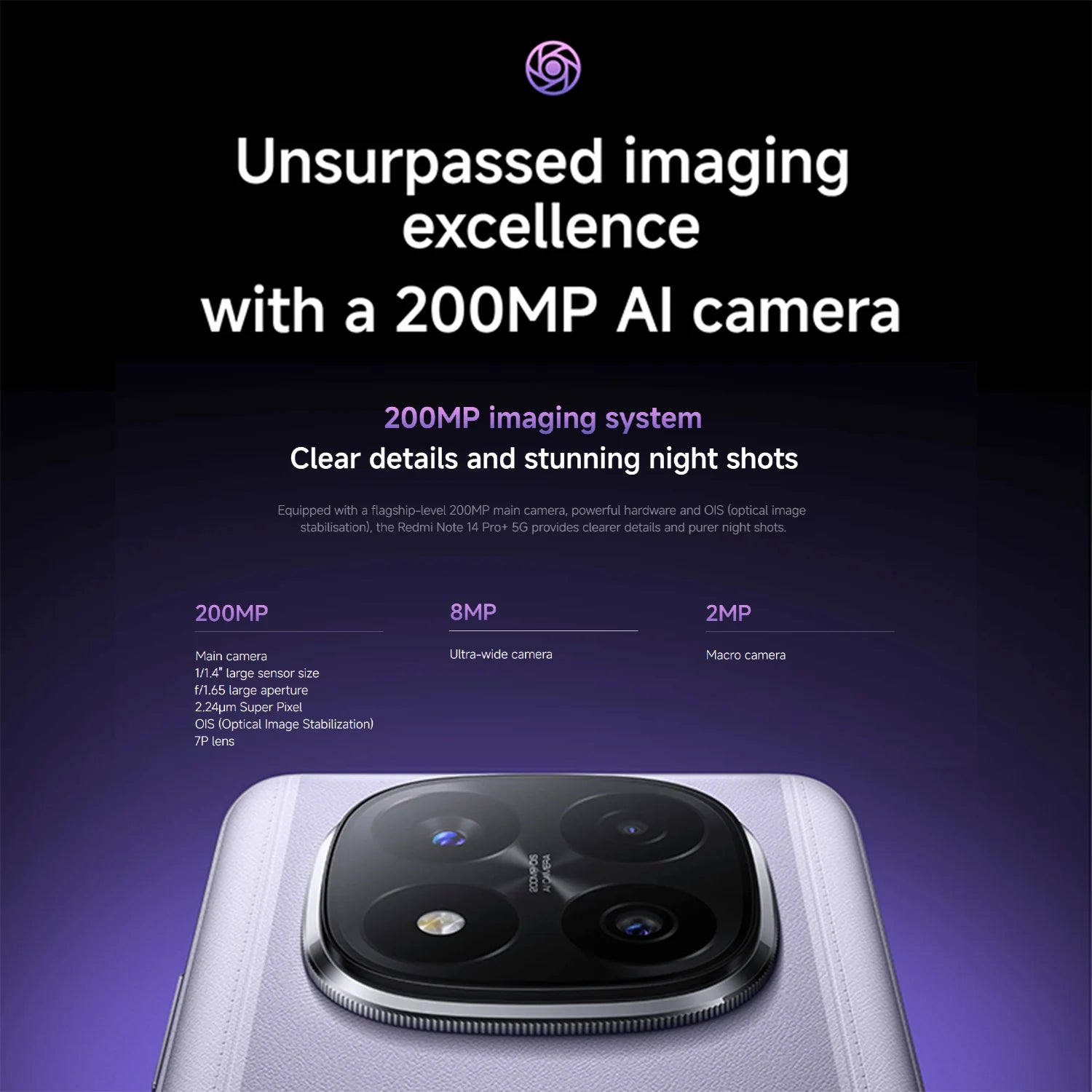 Xiaomi Redmi Note 14 Pro+ 5G - 200MP Camera & 120W Charge