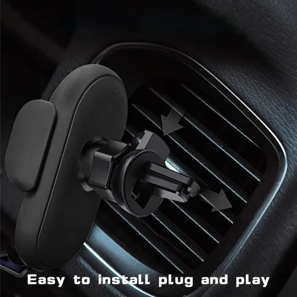 Car Wireless Charger - Auto-Clamp Phone Holder Mount