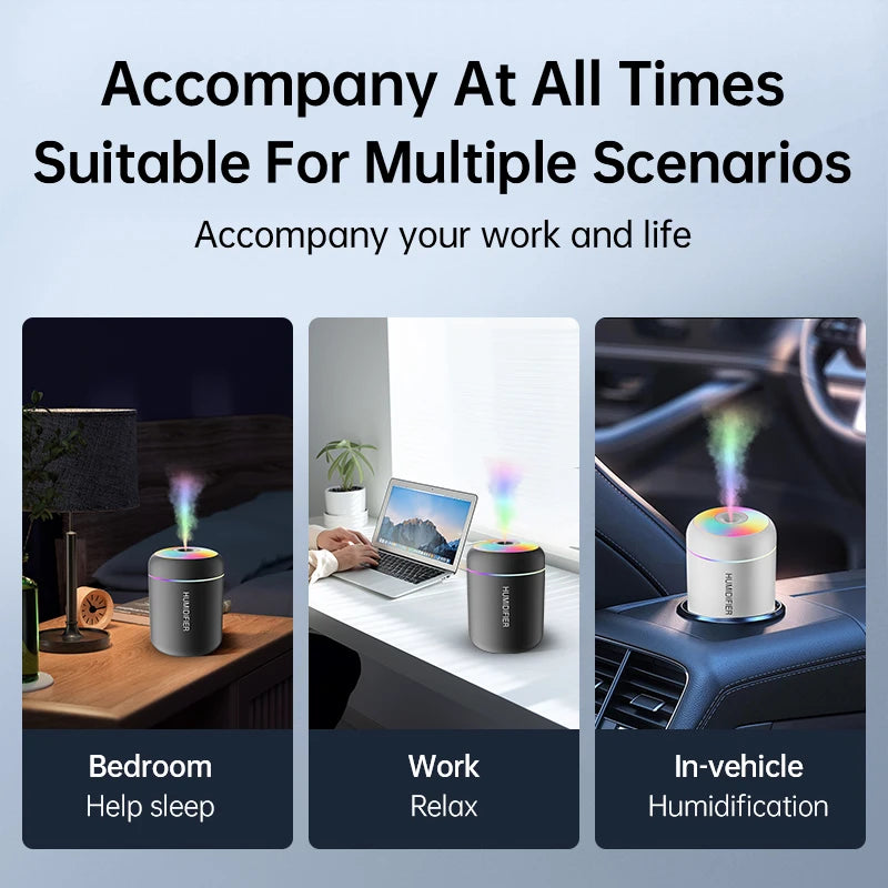 Mini Humidifier - Ultrasonic Aromatherapy Diffuser
