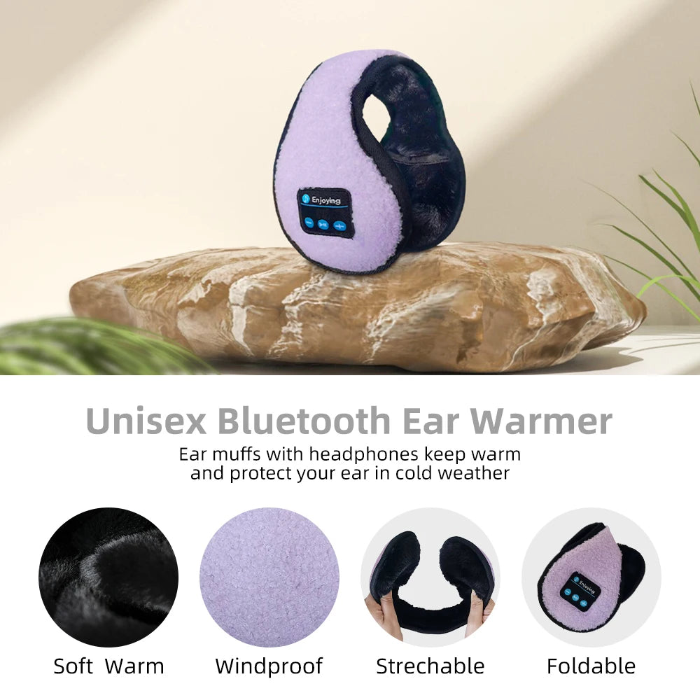 Bluetooth Earmuffs - Wireless Winter Headphones Ear Warmers