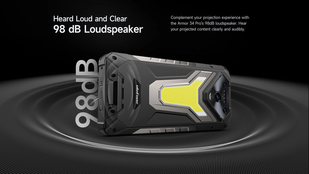 Rugged Phone 5G - 25500mAh Battery & Built-in Projector