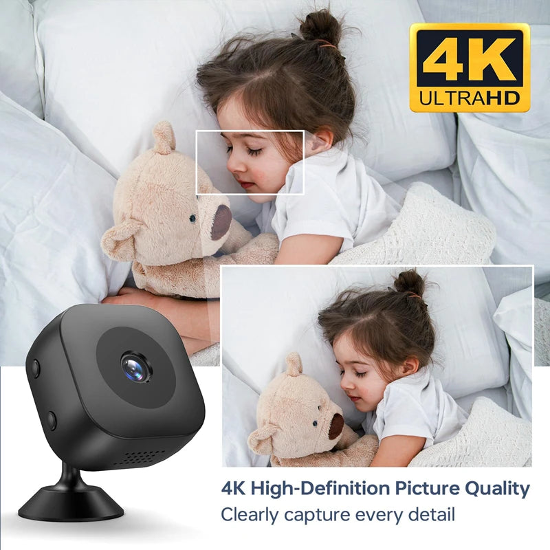 4K Security Camera - WiFi Smart Home Camera with Night Vision