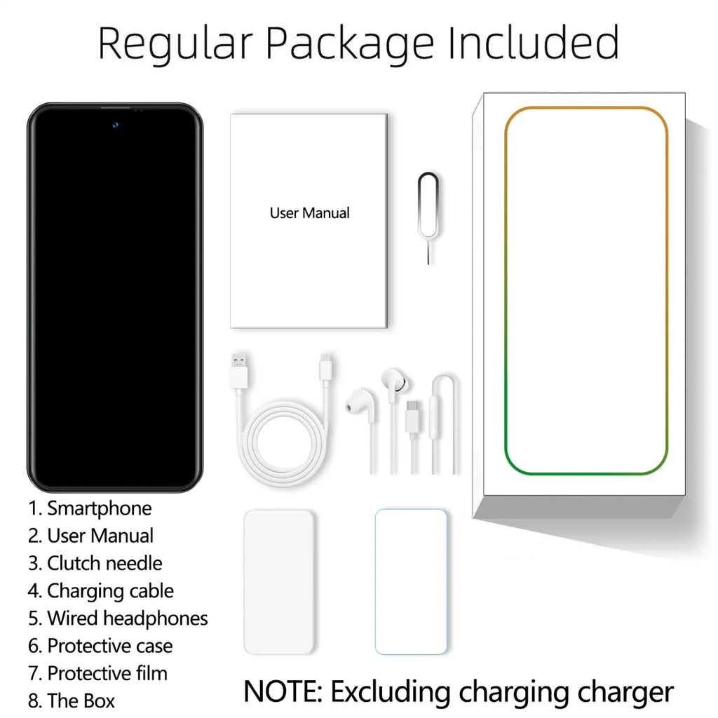 Global Vision S24 Ultra Smartphone 5G Android 5800mAH 8GB RAM 512G ROM 6.8Inch 1920x1080HD 24+48MP MTK10 4G Network Mobile Phone