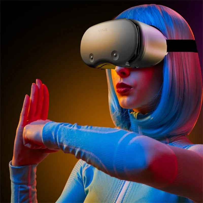 VR Headset with Controller - 3D Glasses for iPhone Android