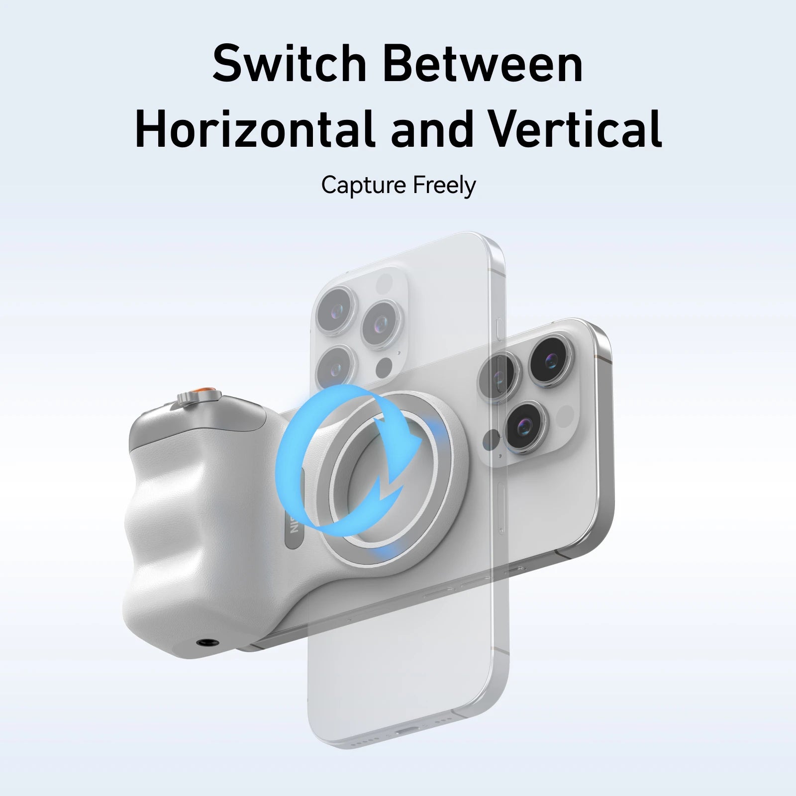 Magnetic Phone Grip - Camera Handle with Remote Control