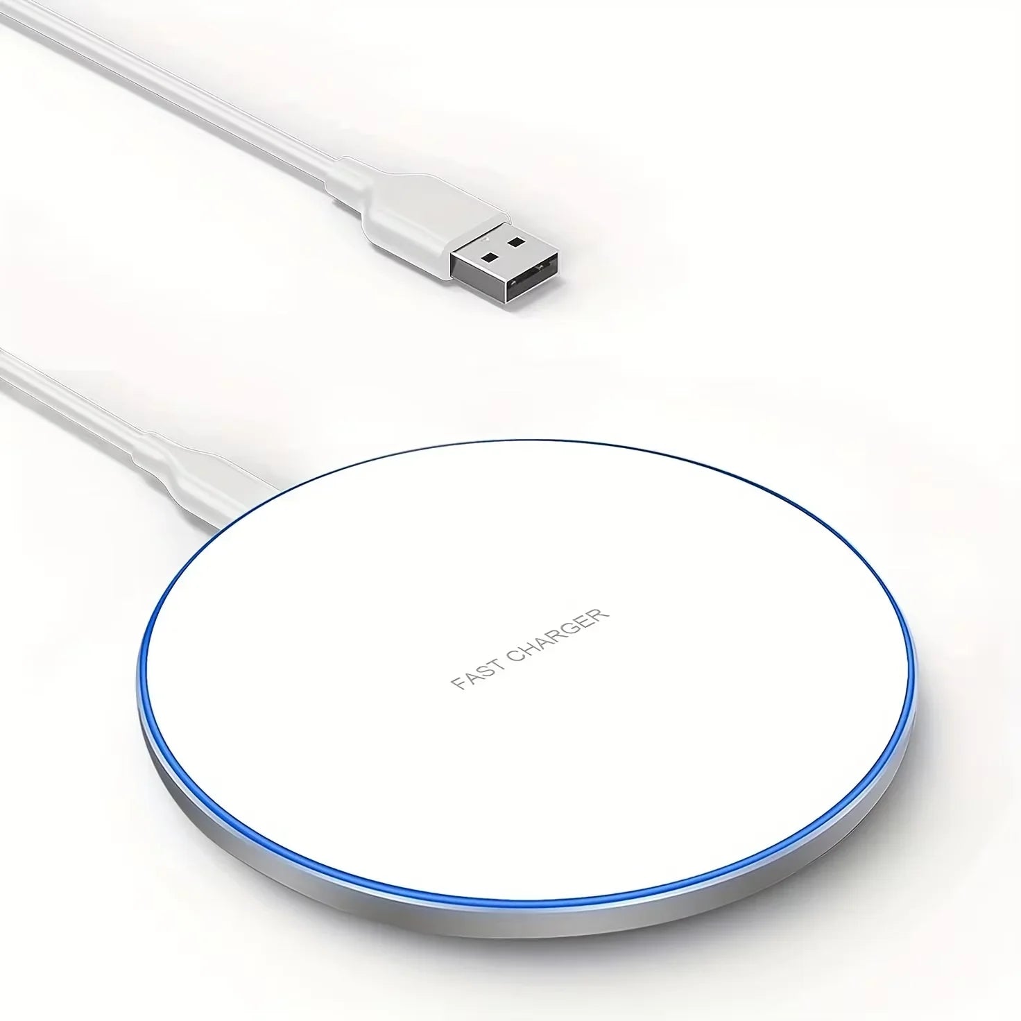 Fast Wireless Charger Pad - iPhone & Samsung Compatible