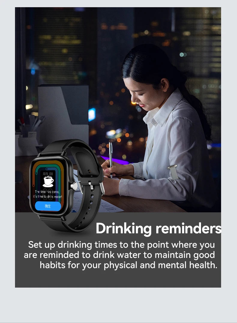 Smart Watch - Bluetooth Call & Heart Rate Monitor