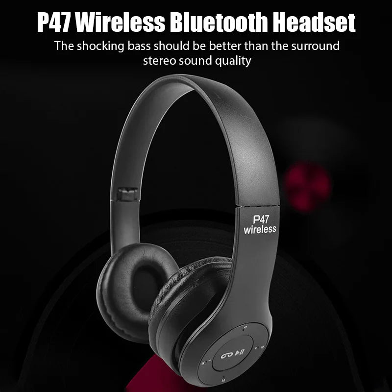 Wireless Bluetooth Headphones - Sports & Gaming Headset