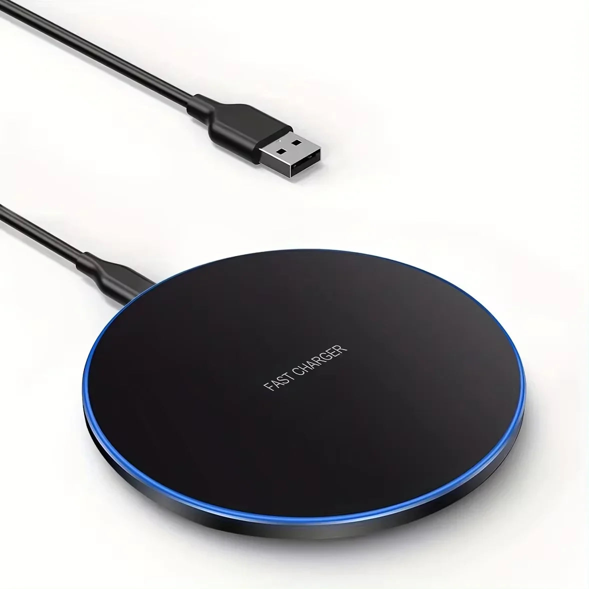 Fast Wireless Charger Pad - iPhone & Samsung Compatible