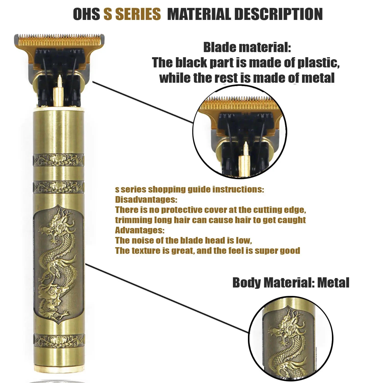 Hair Clipper - Professional Cordless Trimmer for Men