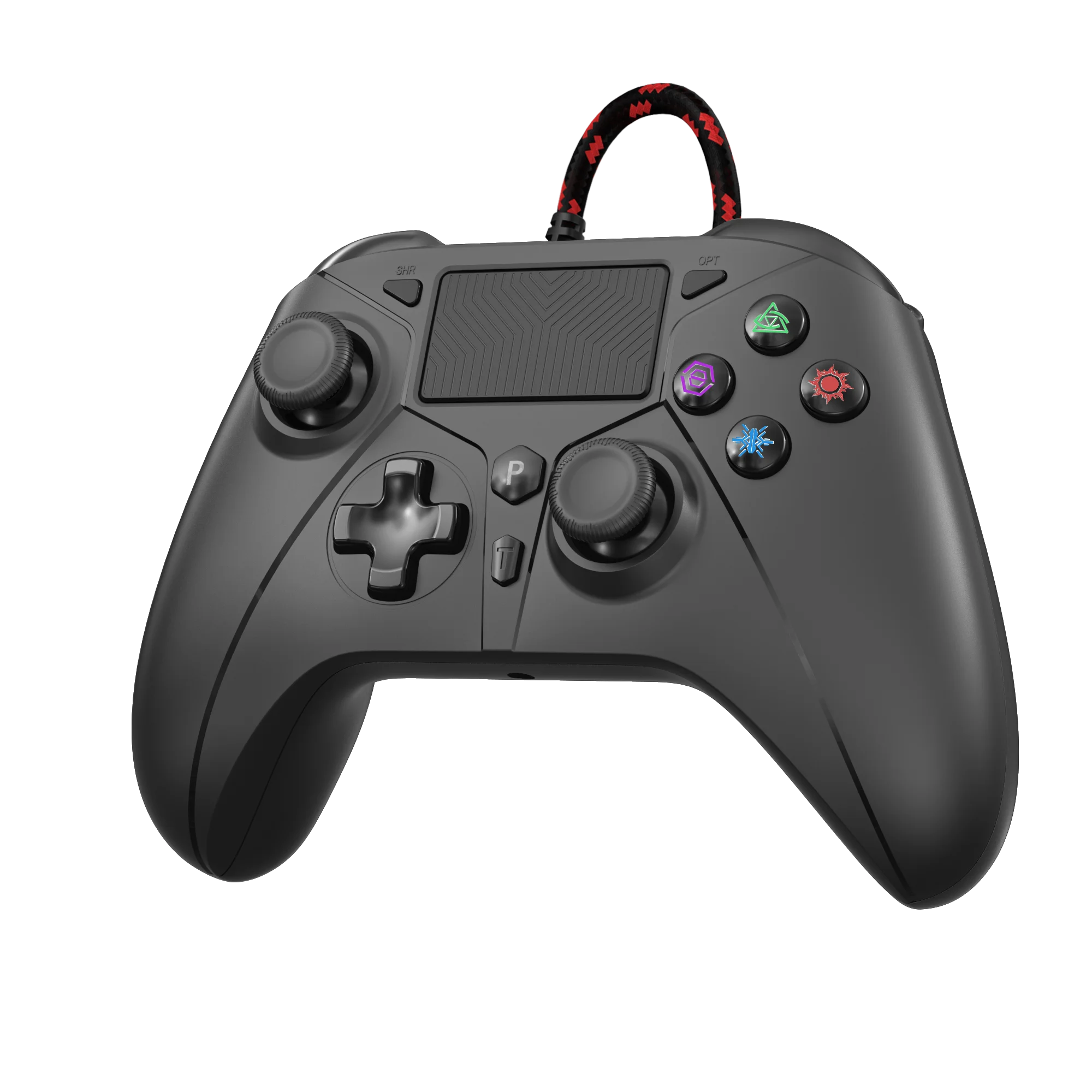 PS5 Wired Controller - Hall Trigger Gamepad for PS4 & PC