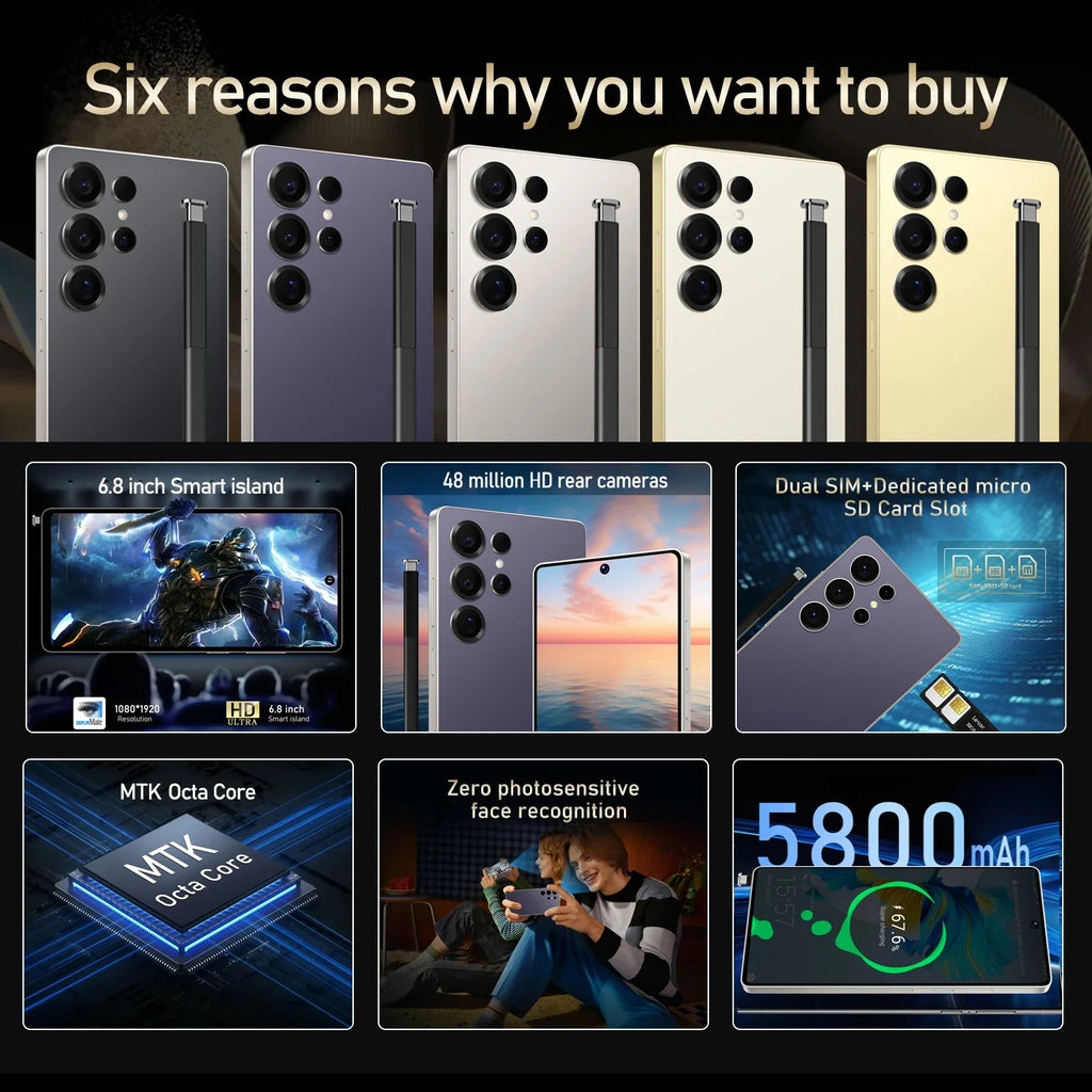 S25 Ultra 5G Smartphone - 8GB RAM 512GB Storage Unlocked