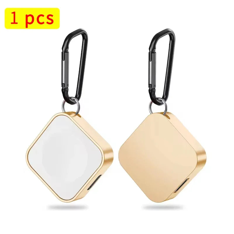 Portable Apple Watch Charger - 2-in-1 Wireless Keychain
