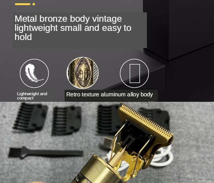 Hair Clipper - Professional Cordless Trimmer for Men