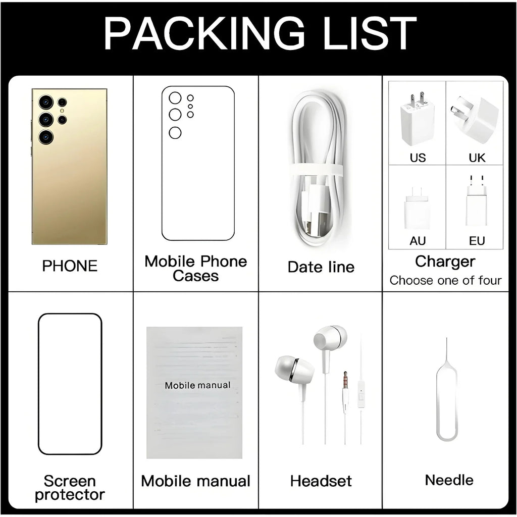 S25 Ultra 5G Smartphone - 8GB RAM 512GB Storage Unlocked