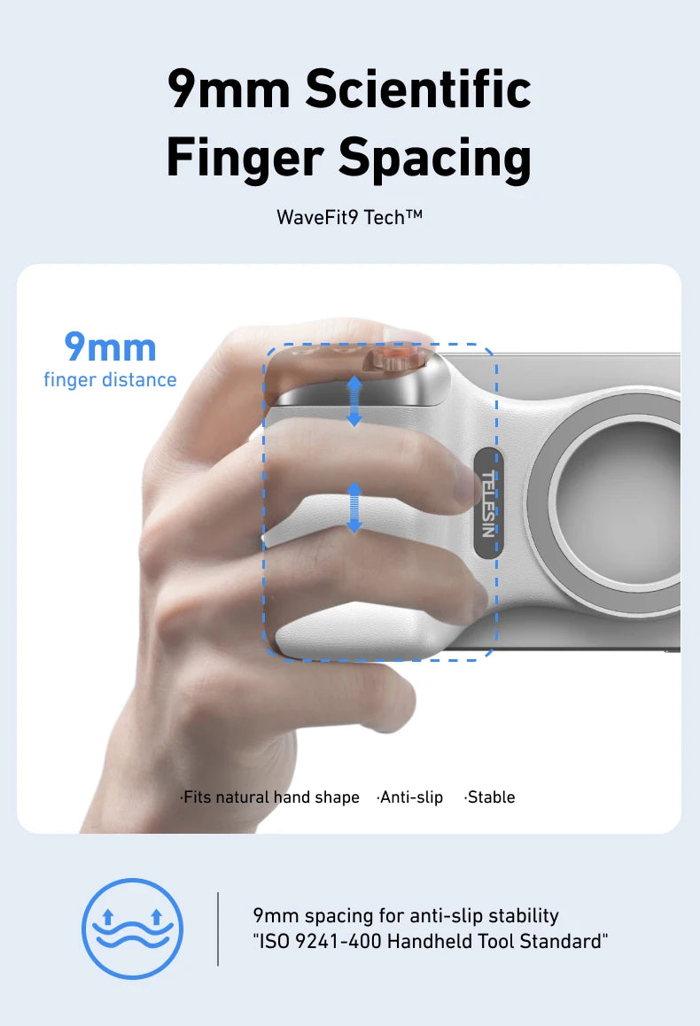 Magnetic Phone Grip - Camera Handle with Remote Control
