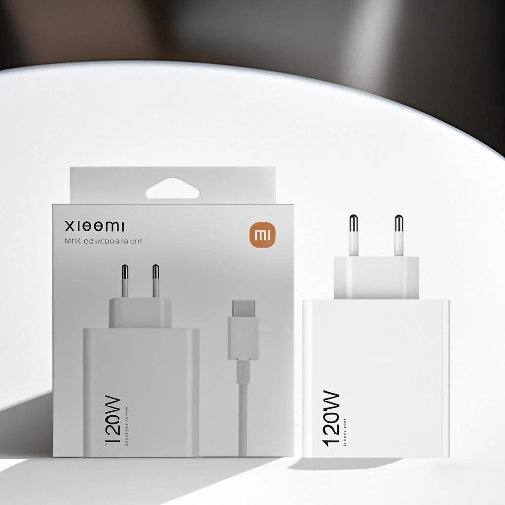 120W Fast Charger - Xiaomi GaN Turbo Charging Adapter