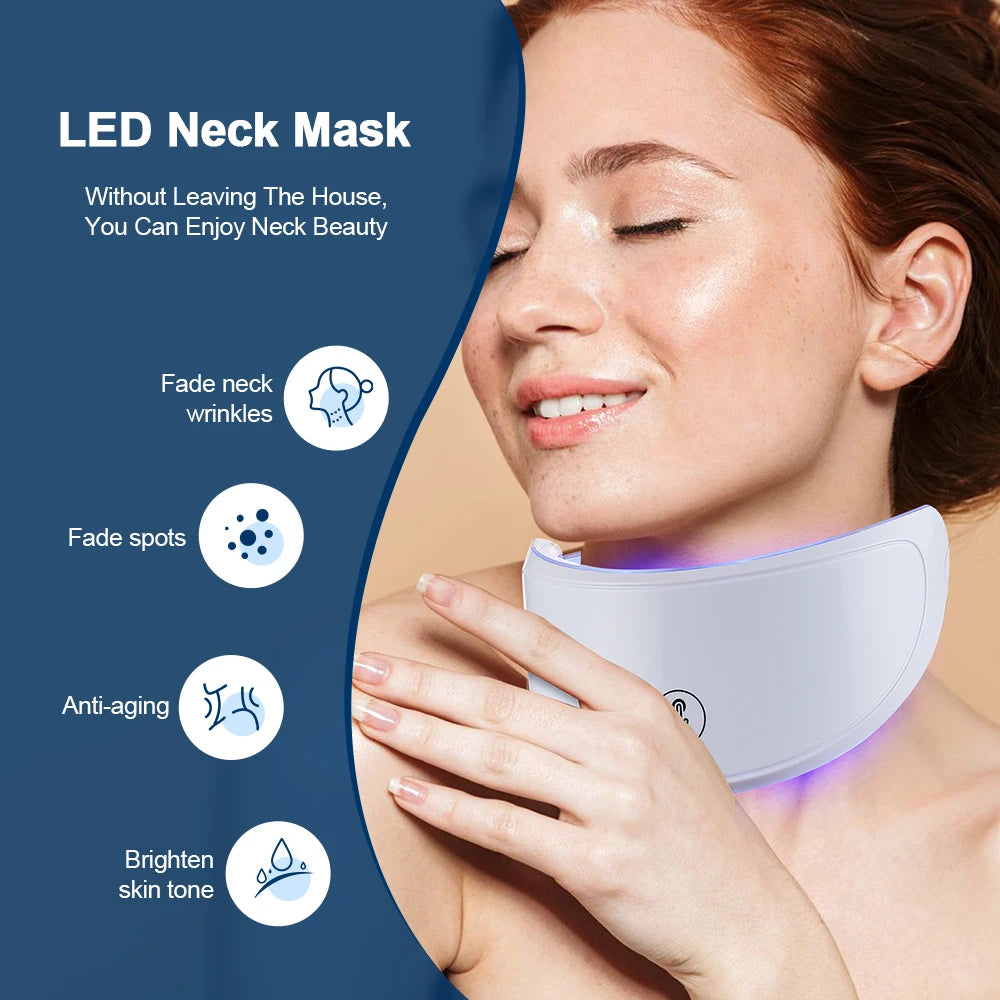 LED Face Mask - 7 Color Light Therapy for Anti-Aging