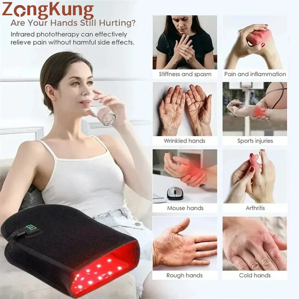 Arthritis Gloves - Red Light Therapy for Hand Pain Relief