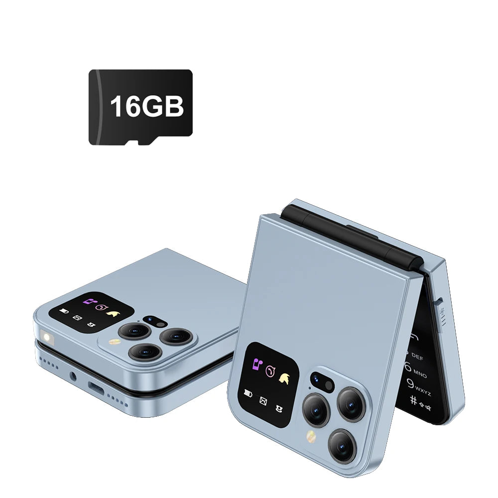 Flip Phone Dual SIM - Compact Basic Mobile with T9 Keypad