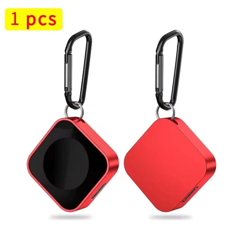 Portable Apple Watch Charger - 2-in-1 Wireless Keychain