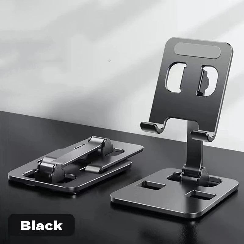Adjustable Phone & Tablet Stand - Aluminum Desk Holder