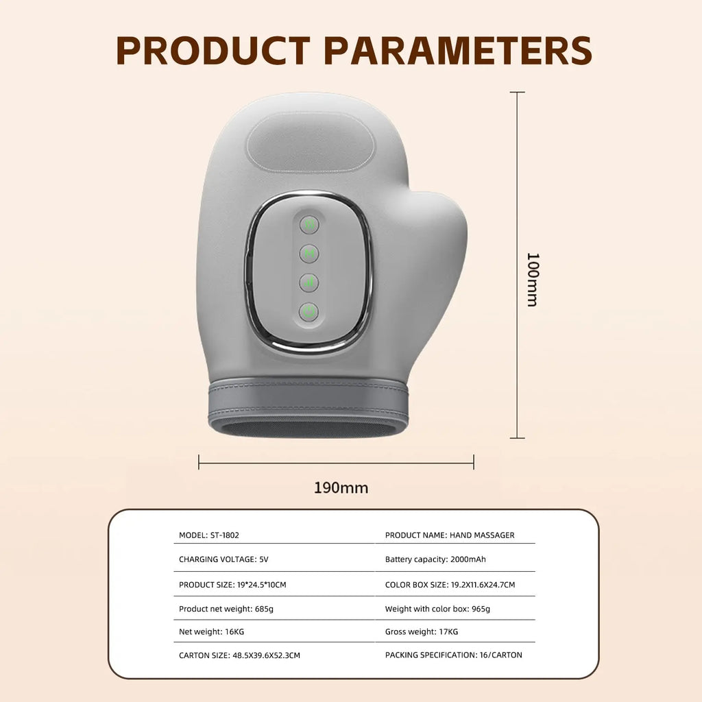 Hand Massager - Heat & Compression for Arthritis Relief