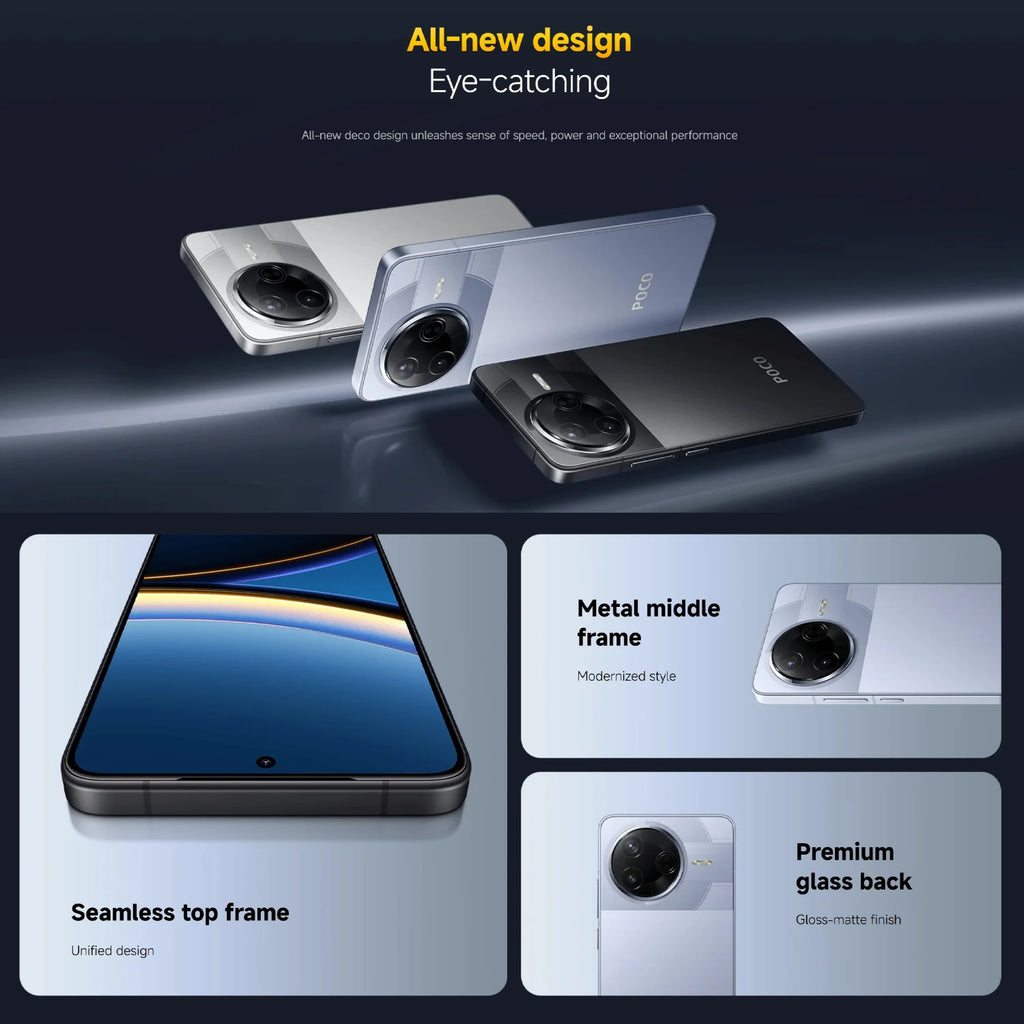 POCO F7 Pro 5G - 120Hz AMOLED Display & 6000mAh Battery