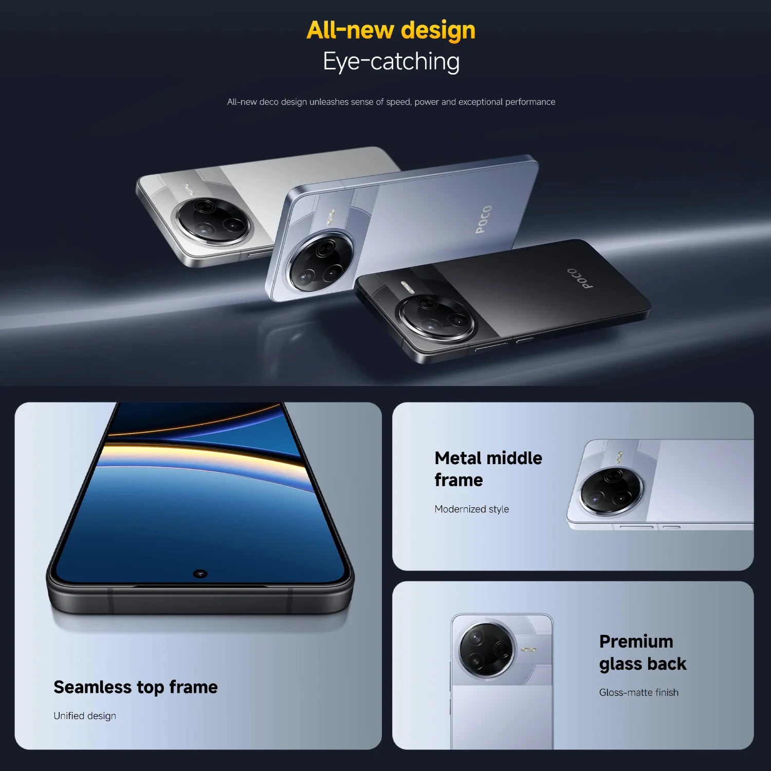 POCO F7 Pro 5G - 120Hz AMOLED Display & 6000mAh Battery