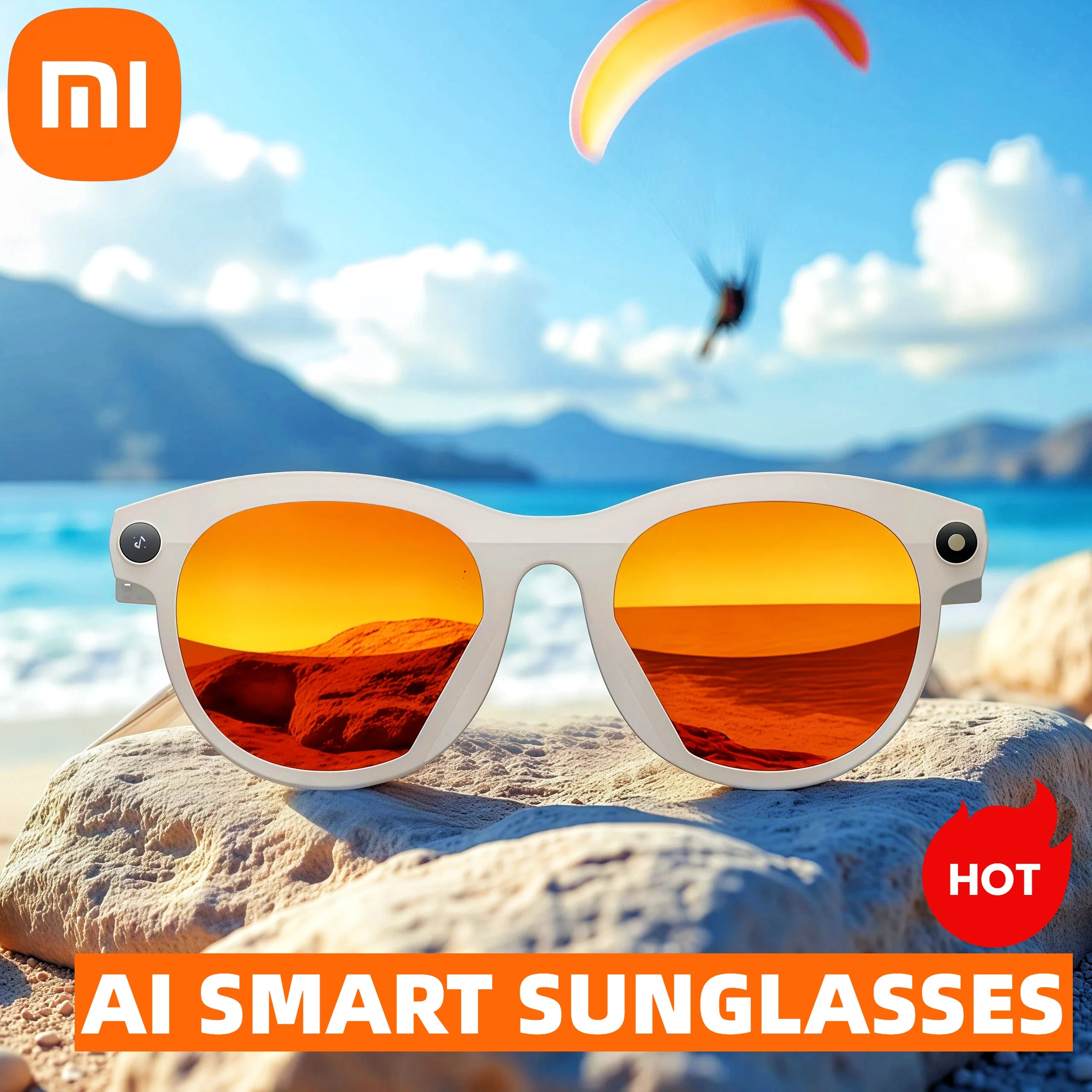 Smart Camera Glasses - 6K HD AI with Bluetooth & Voice