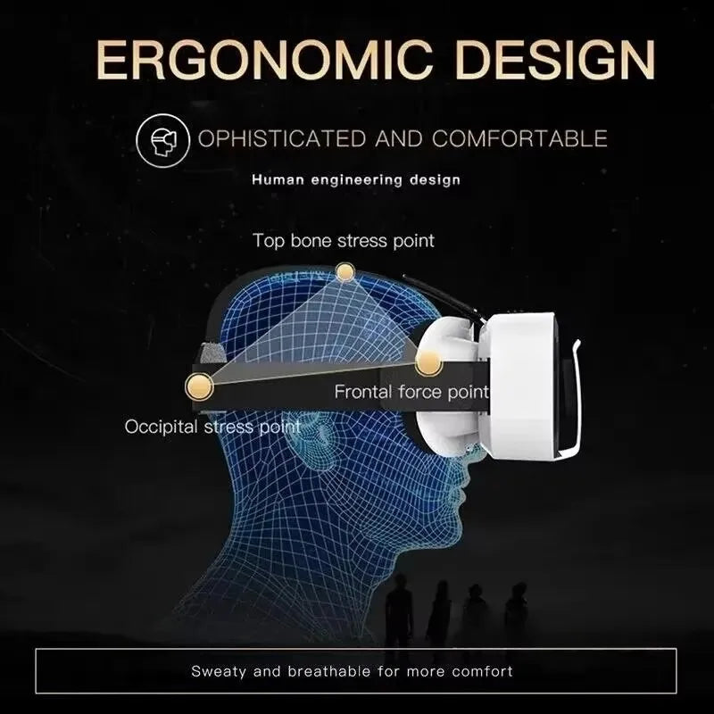 VR Headset for Phone - 3D Virtual Reality Glasses